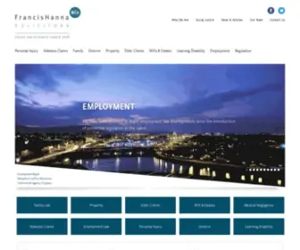 Fhanna.co.uk(Francis Hanna & Co Solicitors) Screenshot