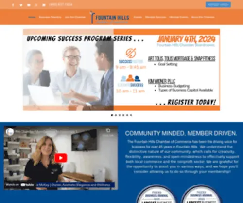 FHchamber.com(Supporting Local Fountain Hills Business) Screenshot