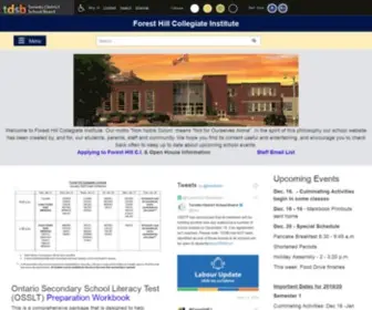 Fhci.net(Forest Hill Collegiate Institute) Screenshot