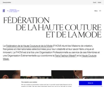 FHCM.paris(Fédération de la Haute Couture et de la Mode) Screenshot
