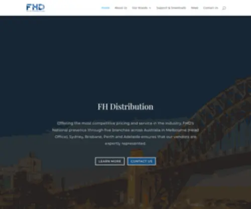 Fhdistribution.com(FH Distribution) Screenshot