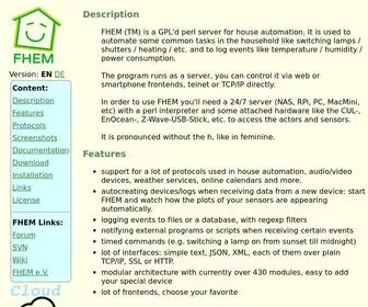 Fhem.de(Home of FHEM) Screenshot