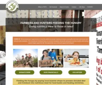 FHFH.org(Farmers and Hunters Feeding the Hungry) Screenshot