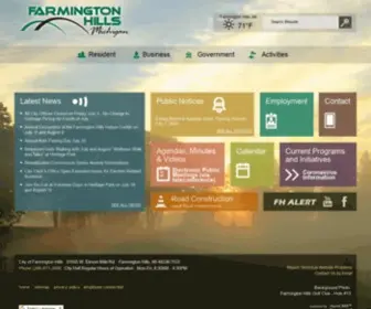 Fhgov.com(Farmington Hills) Screenshot