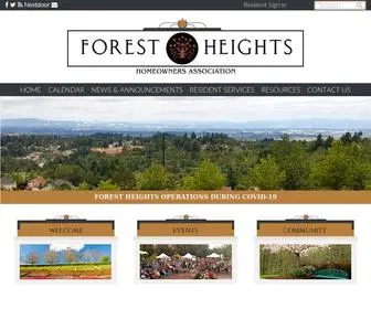 Fhhoa.com(Forest Heights Homeowners Association) Screenshot