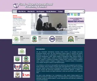 Fhiccng.com(Fixed Heart International Coaching Centre) Screenshot