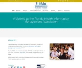 Fhima.org(The Florida Health Information Management Association) Screenshot