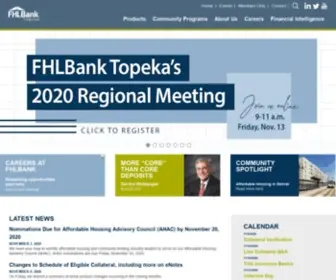 FHLbtopeka.com(FHLBank Topeka) Screenshot