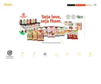 Fhom.com.br(Fhom Alimentos) Screenshot