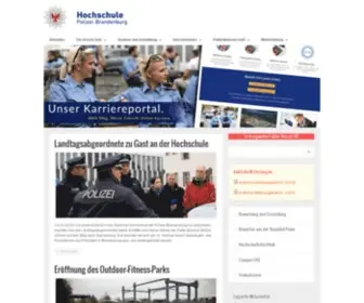 Fhpolbb.de(Hochschule Polizei Brandenburg) Screenshot