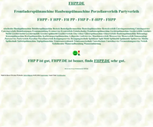 FHPP.de(Frontladerspülmaschine) Screenshot