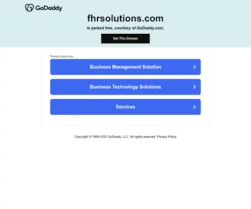 FHrsolutions.com(FHR) Screenshot