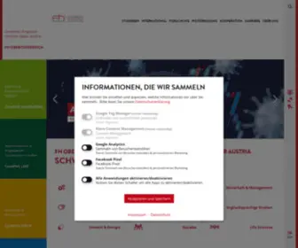 FHS-Hagenberg.ac.at(FH OÖ) Screenshot
