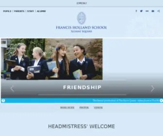 FHS-SW1.org.uk(Francis Holland School) Screenshot