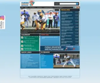 Fhsaa.org(Florida High School Athletic Association) Screenshot