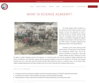 FHscienceacademy.ca(FH Science Academy) Screenshot