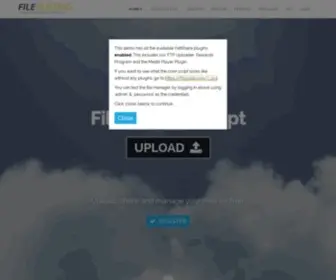 FHScript.com(Upload Files) Screenshot