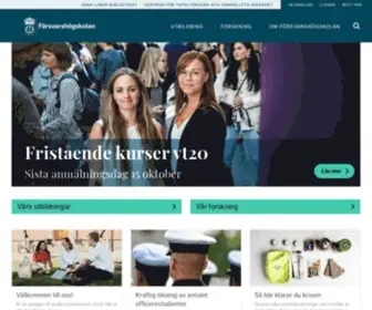 FHS.se(Försvarshögskolan) Screenshot