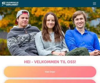 FHssorlandet.no(Hovedside) Screenshot