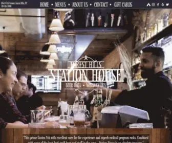 FHstationhouse.com(Forest Hills Station House) Screenshot