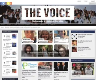 FHsvoice.org(The Voice) Screenshot