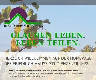 FHSZ.de(Herzlich Willkommen auf der Seite des Friedrich) Screenshot
