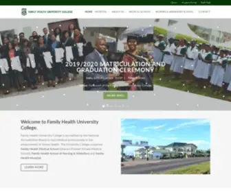 Fhu.edu.gh(Ghana's Premier Private Medical School) Screenshot