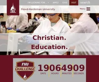 Fhu.edu(Freed-Hardeman University) Screenshot