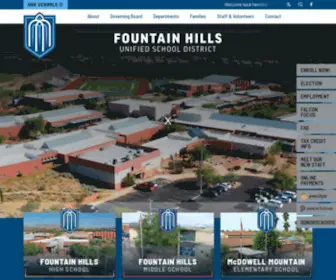 Fhusd.org(Fountain Hills Unified School District) Screenshot