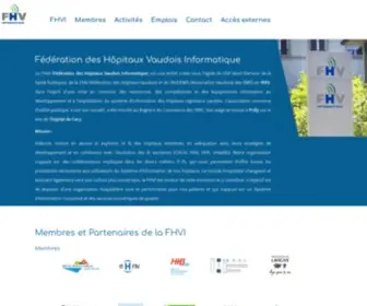 Fhvi.ch(Fédération des Hôpitaux Vaudois Informatique) Screenshot