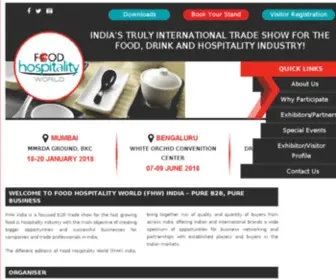 Fhwexpo.com(Food Hospitality World) Screenshot