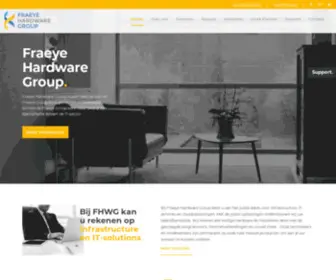 FHWG.be(Fraeye Hardware Group maakt deel uit van de Fraeye Group en) Screenshot