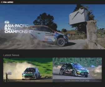Fiaaprc.com(The FIA Asia Pacific Rally Championship (APRC)) Screenshot