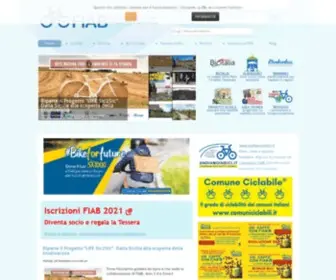 Fiab-Onlus.it(Federazione Italiana Ambiente e Bicicletta) Screenshot