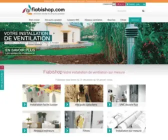 Fiabishop.com(Puits canadiens et VMC double flux) Screenshot