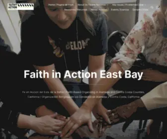 Fiaeastbay.org(Faith-Based Organizing in Alameda and Contra Costa Counties, California) Screenshot