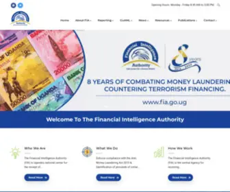 Fia.go.ug(Financial Intelligence Authority) Screenshot