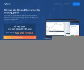 Fiahub.com(Nơi mua bán Bitcoin (BTC) Ethereum (ETH)) Screenshot