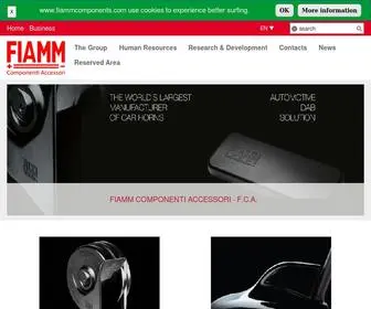 Fiammcomponents.com(FIAMMCOMPONENTSHorns) Screenshot