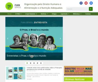 Fianbrasil.org.br(FIAN Brasil) Screenshot