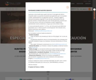 Fianzasycredito.com(Fianzas) Screenshot