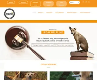 Fiapo.org(Federation of Indian Animal Protection Organisations) Screenshot