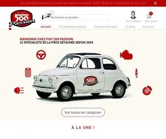 Fiat-500-Passion.com(Bienvenue chez Fiat 500 Passion) Screenshot