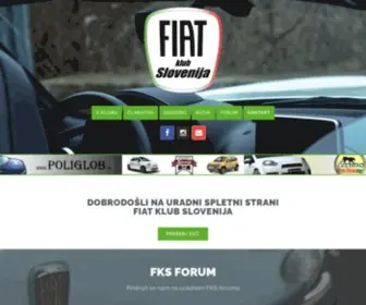 Fiat-Klub.si(Fiat Klub) Screenshot