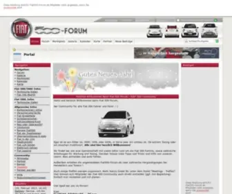 Fiat500-Forum.de(Fiat 500) Screenshot