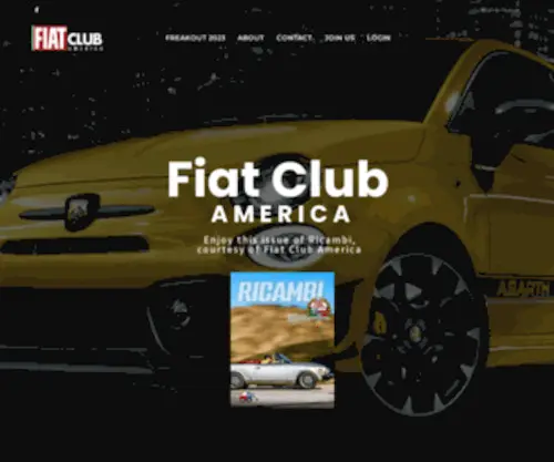 Fiatclubamerica.com(Fiat Club America) Screenshot