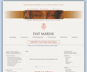 Fiatmariae.pl(FIAT MARIAE) Screenshot