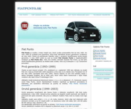 Fiatpunto.sk(Fiatpunto) Screenshot