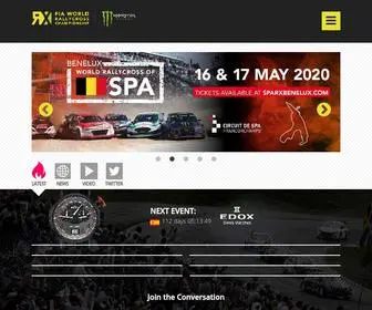 Fiaworldrallycross.com(Official Website of the FIA World Rallycross Championship (World RX)) Screenshot