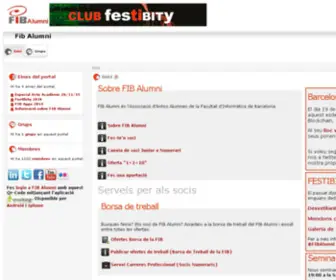 Fibalumni.net(Fib Alumni) Screenshot